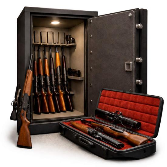 Waffeneinlagerung von Schusswaffen